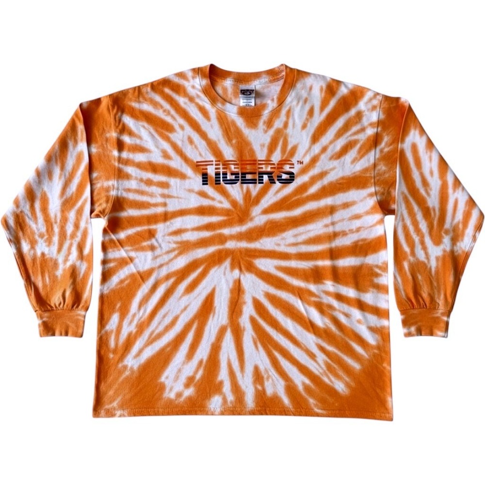 WEAR Erin Andrews Clemson Tigers NCAA Tie Dye Tee Shirt Orange XXL NEW‎